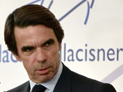 Former Prime Minister José María Aznar.