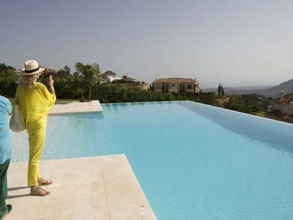 Property investors at the La Zagaleta estate in Marbella, southern Spain.