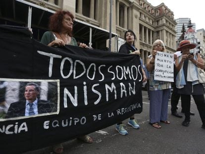 A public rally held for Alberto Nisman earlier this month.