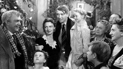 A scene from the 1946 classic 'It's a Wonderful Life' by Frank Capra.