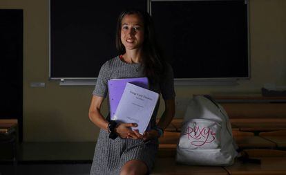 Helena Garcia Escudero is in a dual degree program in math and physics at Complutense University.