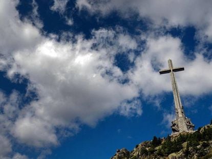The cross at the Valley of the Fallen, where Franco is buried.
