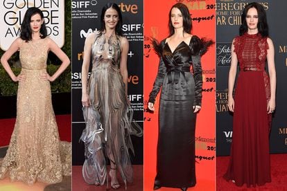 The actress’s classic gothic beauty has also been displayed on the red carpet.
