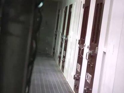 Recent video taken at Guantánamo detention center (Spanish captions).