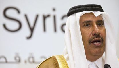 Sheikh Hamad bin Jassim al-Thani, in an image from June 2013. 