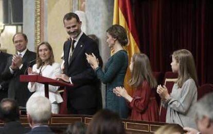 Felipe VI mentioned corruption in his address to Congress last week.