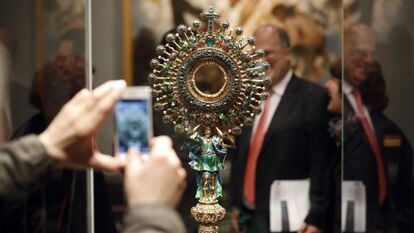 The monstrance from the Church of St Ignatius in Bogotá, on display at the Prado.