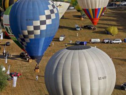 A balloon festival held in Igualada, Barcelona province. 