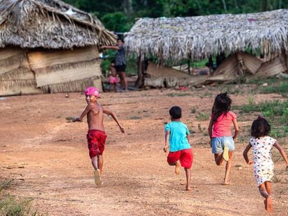 An Arara village in Brazil's northern state of Pará, in 2019.