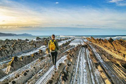 Known for its jagged rock formations known as ‘flysch,’ this natural reserve attracts 1,300 visitors a year. In Zumaia, visitors can see a fine black layer left after an asteroid hit 66 million years ago.