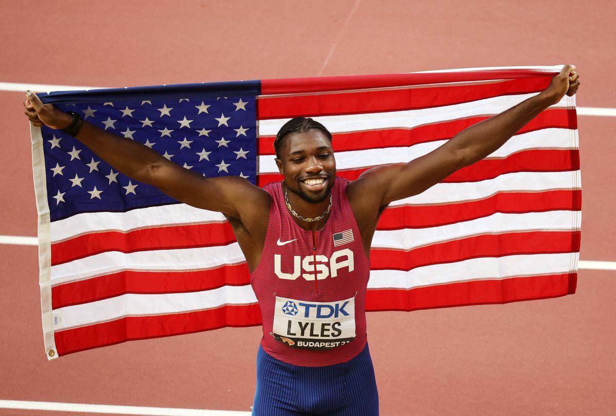 Lyles wins world title at 100 meters and sets his sights on more ...