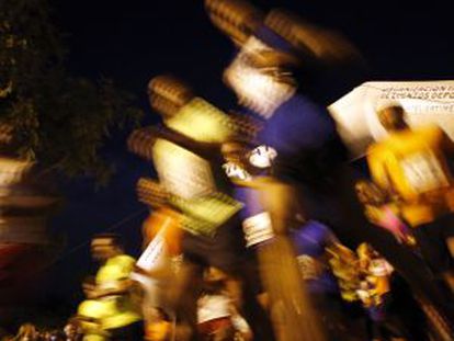 The latest running of the Canillejas night race.
