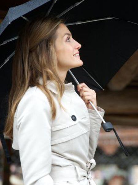 Princess Letizia in Asturias in 2012.