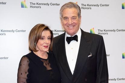 House Speaker Nancy Pelosi and her husband, Paul Pelosi, in 2019.