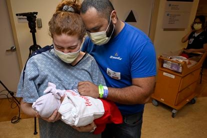 23: Stephani Krugler and Jose Gonzalez welcomed their first child, Amelia Gonzalez, yesterday at MemorialCare Miller Children