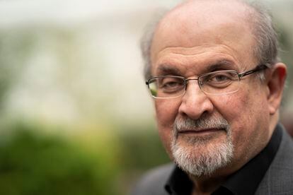 Salman Rushdie, pictured in October 2019 at the Cheltenham literary festival in the United Kingdom.