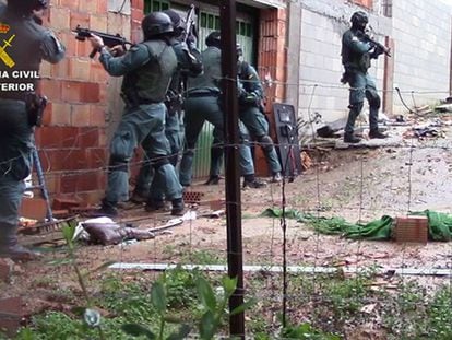 Photo from the operation provided by the Civil Guard.