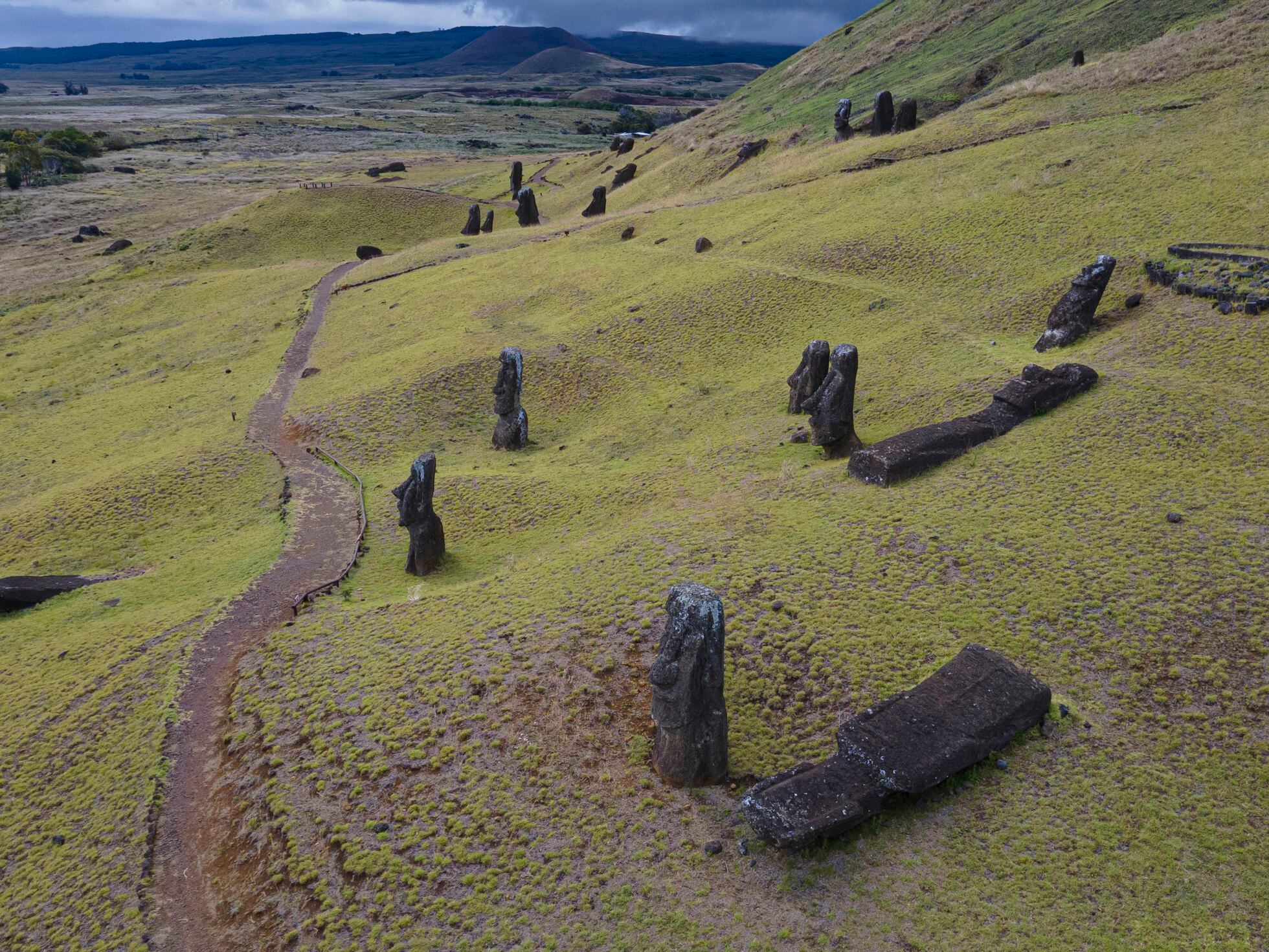 How to Draw Easter Island Moai Statues 