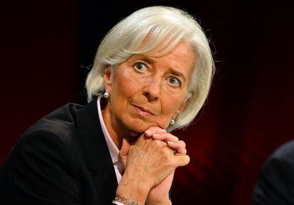 IMF managing director Christine Lagarde.