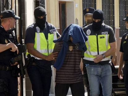 Spanish police make an arrest in Melilla.