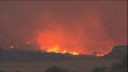 Video: Firefighters have now brought the wildfire in Aragon under control (Spanish voiceover.)