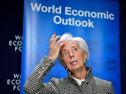 IMF Managing Director Christine Lagarde at Davos.