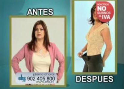 An image from a banned ad for Dr Ming&#039;s tea, as shown on Onda Luz C&aacute;diz.