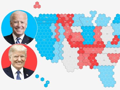 See our prediction for the US election results below. / EL PAÍS