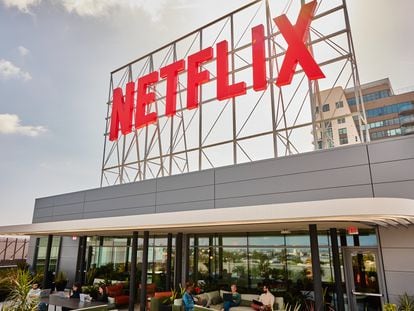 The Netflix offices in Los Angeles.