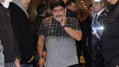Diego Maradona did not reach a settlement with his former wife.