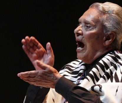 Chavela Vargas performs in Mexico City last April.