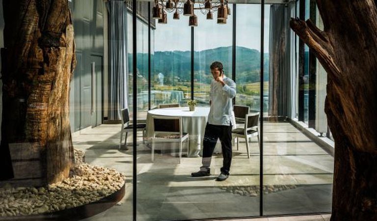 Eneko Atxa, 36, owns Azurmendi, the first restaurant in Bizkaia with three Michelin stars.