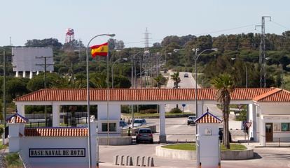 The US naval base in Rota (Cádiz).