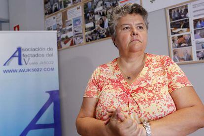 President of the Spanair crash victims association Pilar Vera.