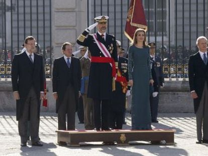 Felipe VI and Letizia preside the Pascua Militar for the first time on Tuesday.