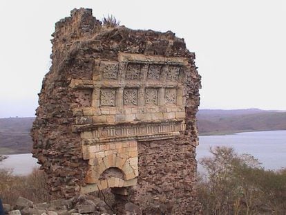 The remains of a Jesuit mission next to Lake Tana in Ethiopia.
