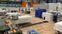 The field hospital at Madrid's Ifema exhibition center.
