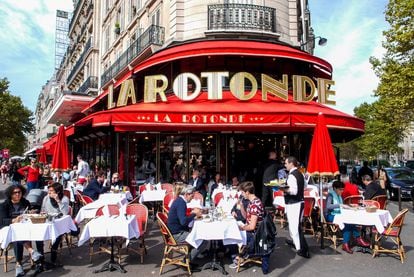 La Rotonde, in the Montparnasse district of Paris.