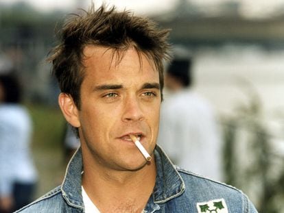 Robbie Williams in Germany in 2000.