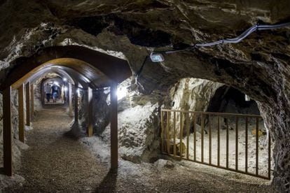 Visitors will go on a guided tour of part of the old mine.
