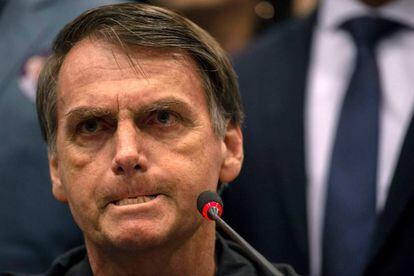 Brazilian presidential candidate Jair Bolsonaro.