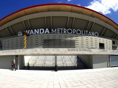 The Wanda Metropolitano stadium. 