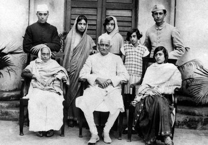The Nehru family. 