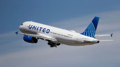 A United Airlines jetliner lifts off from Denver International Airport, June 10, 2020, in Denver.