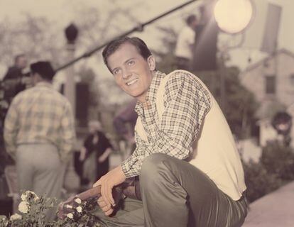 American singer and actor Pat Boone