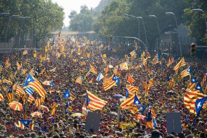 The 2014 celebrations for Catalonia’s national Diada day.