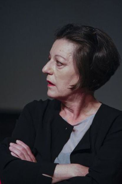 Author Herta Müller at the CCCB.