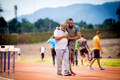 Trainer and athlete: Glen Mills and Usain Bolt have been a team since 2004.