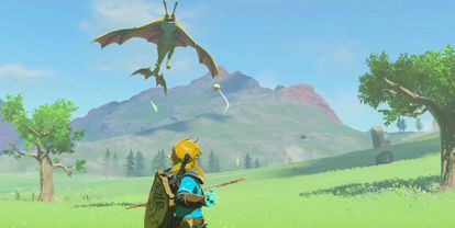 A fight takes place in the latest edition of the 'Zelda' video game series.