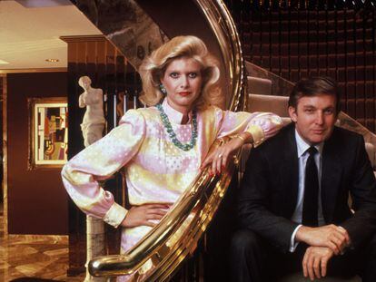 Ivana and Donald Trump, in 1990, in their New York apartment.